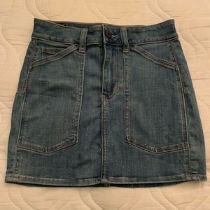 American Eagle Hi-rise mini jean skirt